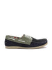 Fastalas Black & Navy Colourblocked Suede Casual Shoes